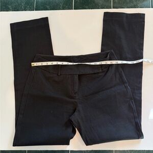 NEW YORK & COMPANY WOMENS BLACK COTTON PANTS SIZE 6